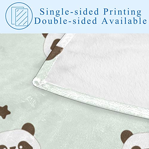 Couverture chaude panda plaid isolant pour camping et pique-nique - 5