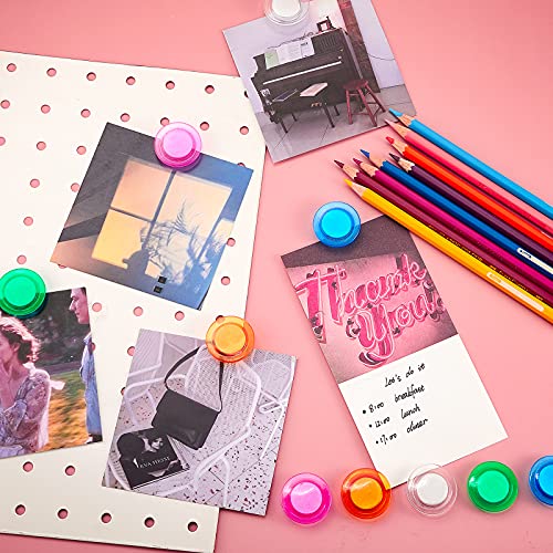 45 Pieces Whiteboard Magnets Round Refrigerator Magnets Dry Board Mini Fridge Magnet Teacher Supplies For Home Schools Offices (5 Colors,3 Cm) #TOP6