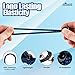 EHOMEA2Z Ball Bungee Cords 50 Pack 9-inch Diameter Bungee Balls for Canopy, Net, Posts, Garden, Tools, Cords, 5mm Weather-Resistant Cord, 100% Latex UV Treated - Ideal for Indoor and Outdoor Use