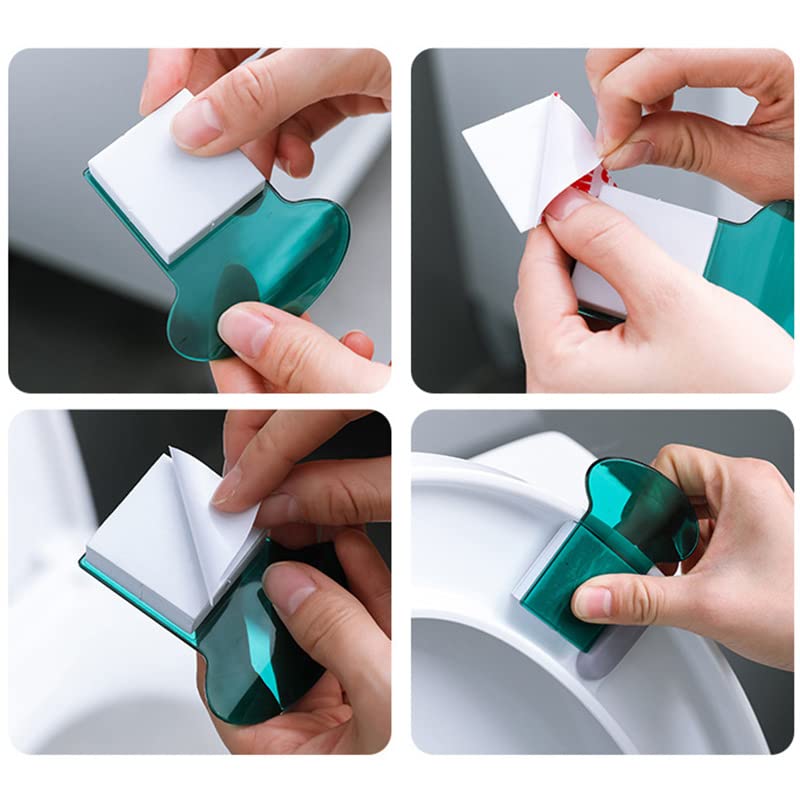 Image of Portable Transparent Toilet Seat Lifter Toilet Lifting Device Avoid Touching Toilet Lid Handle WC Accessories Tool