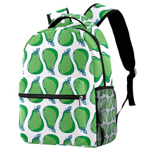 Sac à dos d'école et sac de voyage décontracté fruits multicolore