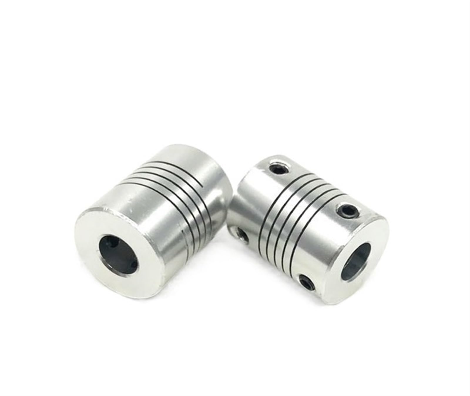 Rigid coupling,Stainless steel rigid coupling 2pcs D16L20 Flexible Coupling Coupler Shaft Couplings 3D Printer Stepper Motor(3x5mm)