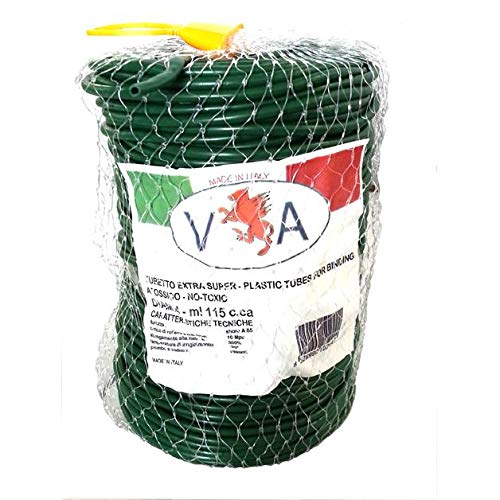 Tubetto In PVC Per Legatura Piante - Marrone, Diametro 2mm, Confezione Da 1kg (150 Metri), Elastico E Durevole - Foto 2