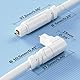 KabelDirekt – TOSLINK-Kabel 90° gewinkelt, optisches Audiokabel, weiß – 3 m – Glasfaserkabel für Soundbar (TOSLINK auf TOSLINK, digitales S/PDIF-Kabel, HiFi/Verstärker, Heimkino, Xbox One/PS4)