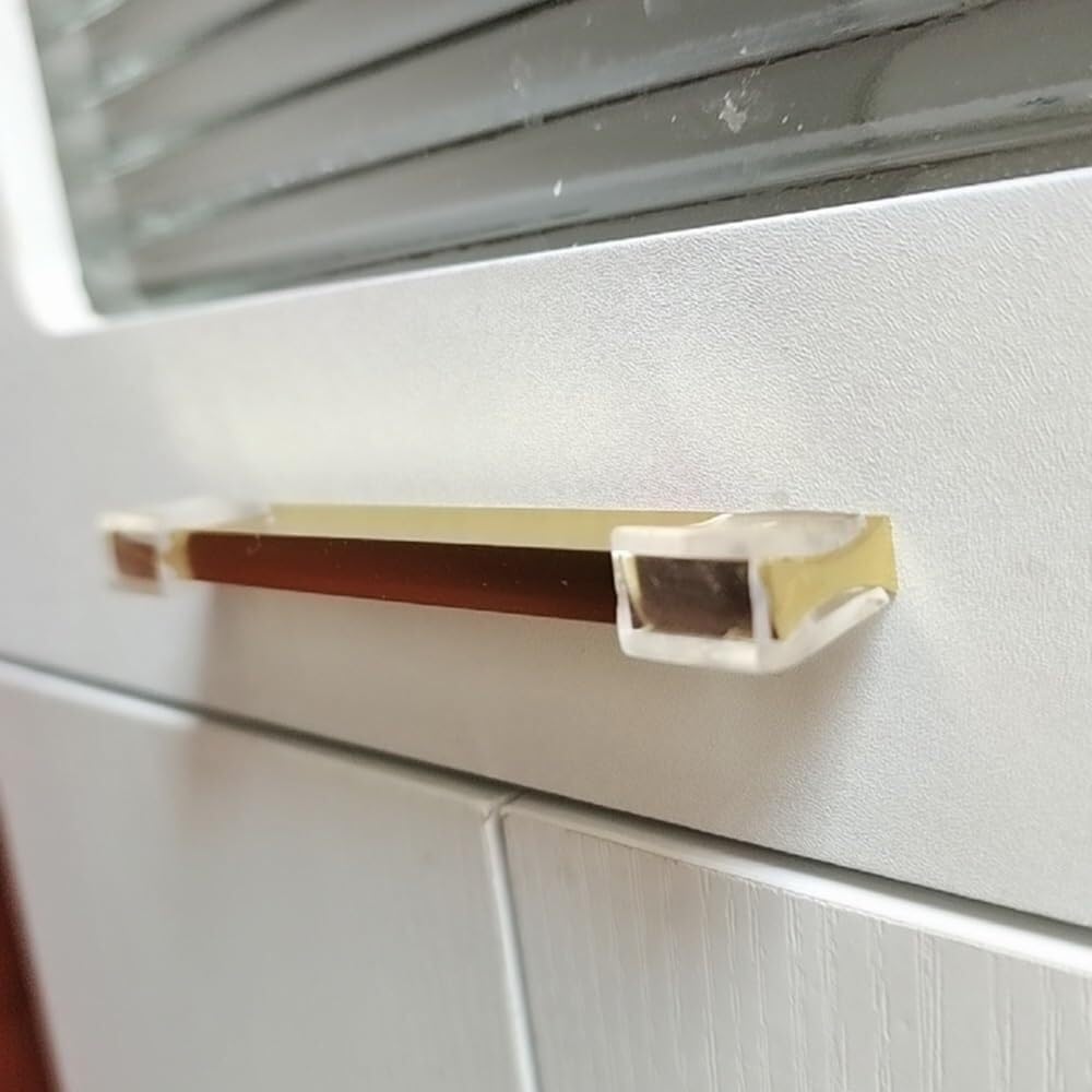 Foglio Protettivo Per Bordi Trasparente, Guarnizione A U in Silicone, Adatto per spessore 0,3mm-35mm, Paraspigoli trasparente per vetro e pareti(1-2mm)
