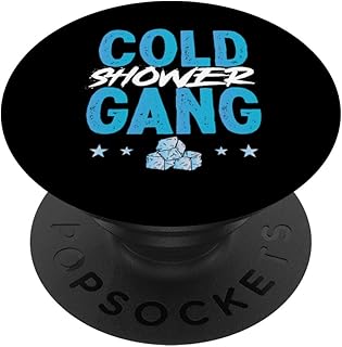Cold Shower Gang Ice Bath Trend Cold Hydrotherapy Funny PopSockets Swappable PopGrip