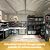 OneBlis 10x10FT Outdoor Storage Shed, Tool Shed with Sloping Roof and Lockable Door, Galvanized Metal Shed for Backyard Garden Patio Lawn, Brown