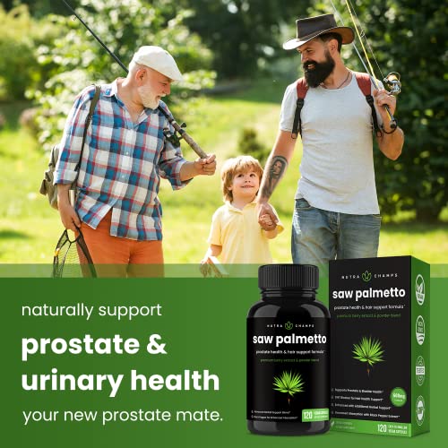 image for NutraChamps Saw Palmetto Supplement for Prostate Health [Extra Strengt