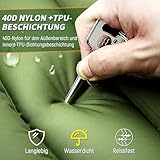 Myxslop Camping Isomatte ,12CM Verdicktes Luftmatratze Camping, Aufblasbare Matratze mit Fußpumpe & Kissen, Ultraleichte Schlafmatte Outdoor für Wandern, Strand, Reise, Zelt
