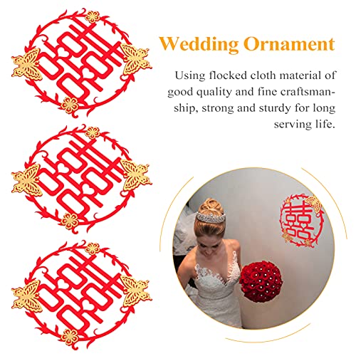 jojofuny 9 peças de papel - suprimentos adesivos vermelho arranjo adesivo para decoração estilo casa