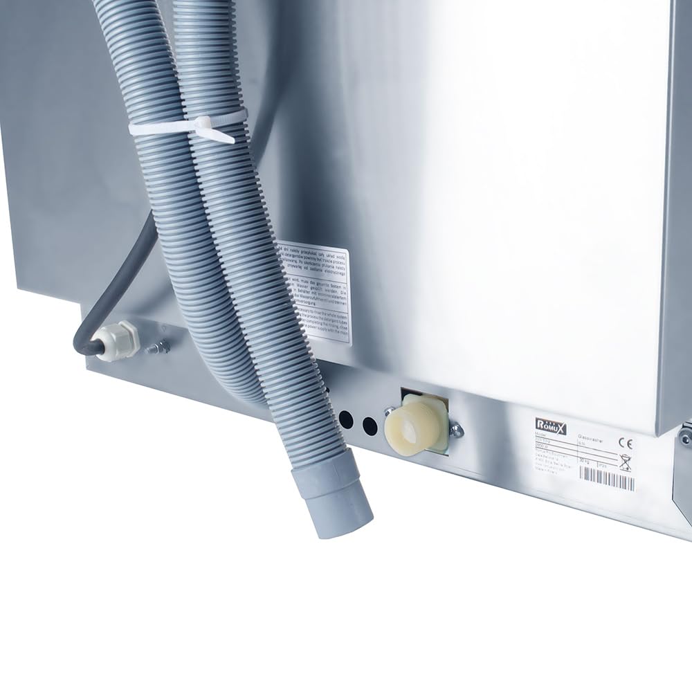 Cleiton® Lavavasos Industrial Hosteleria | 40x40 | 2 Programas de lavado | 2730W | Lavado en 2 minutos | 465x565x720 mm