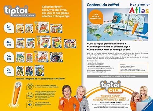 Ravensburger - Tiptoi Interactive Reader Komplettset - Mein erstes Atlas-Buch auf Französisch - Elektronische Lernspiele… – Bild 3