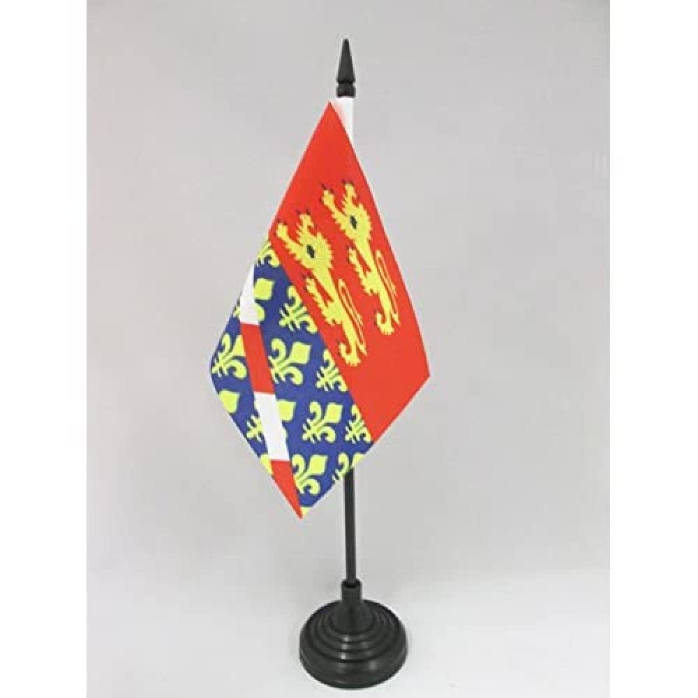 AZ FLAG Eure Table Flag 15x10 cm 100D Polyester Plastic Base