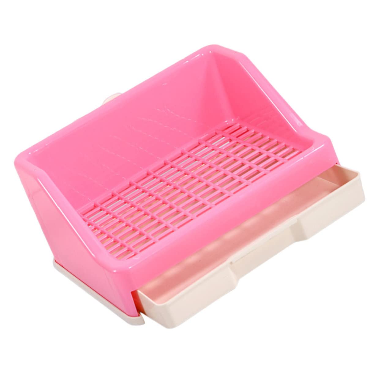 Boîte à litière avec tiroir DOITOOL bac plastique pour petits animaux du salon au jardin