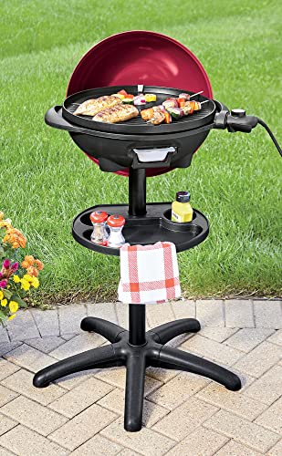 Montgomery Ward Chef Tested Indoor/Outdoor Electric Grill By Montgomery Ward, Red #TOP1