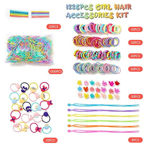 SPOKKI 1226 Pcs Girl Hair Accessories Gift Set, Kids & Toddler Hair Clips for Girls (1226 PCS) - Image 2
