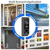 Anti-Theft Video Doorbell Mount for Eufy Doorbell E340/Wyze Duo Cam Doorbell, No-Drill Adjustable Mounting Bracket for Eufy E340, Apartment Door Bell Kits for Wyze Doorbell Camera for Home Rentals - Image 6