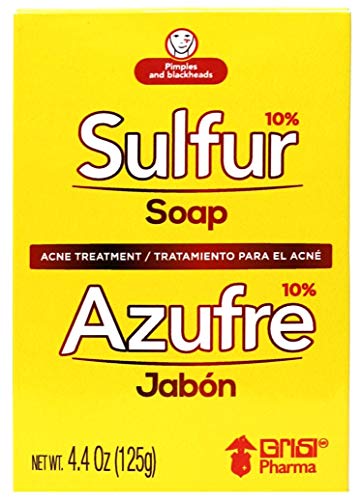 Sulfur Acne Treatment Soap With Lanolin 4.40 Oz Bar #TOP2