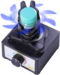 GUNDDIYCLUB Mini Vortex Mixer Paint Shaker - Hands-Free 300-2400rpm for Gundam Models, Nail Polish, Acrylics, 10-100ml