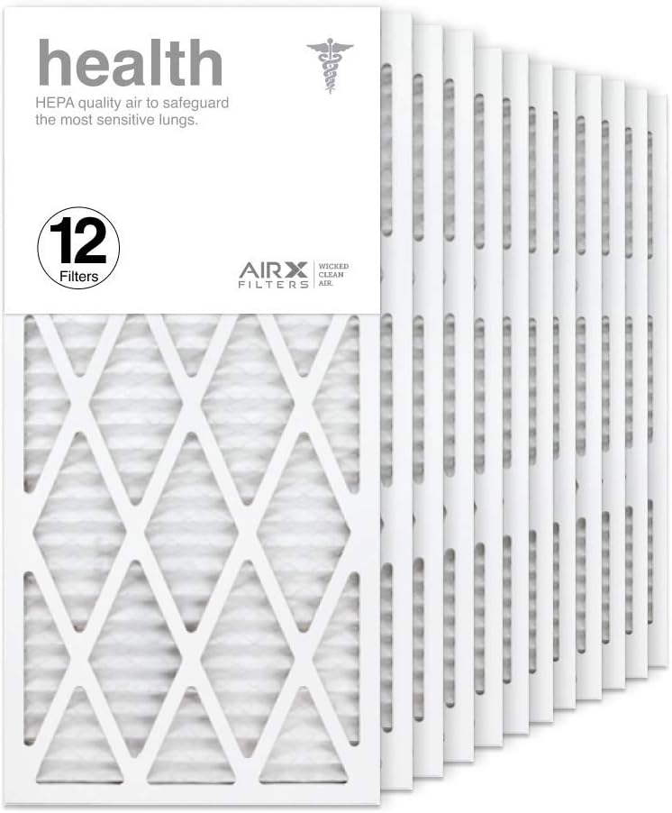 AIRx Filters 14x30x1 Air Filter MERV 13 Pleated HVAC AC Furnace Air