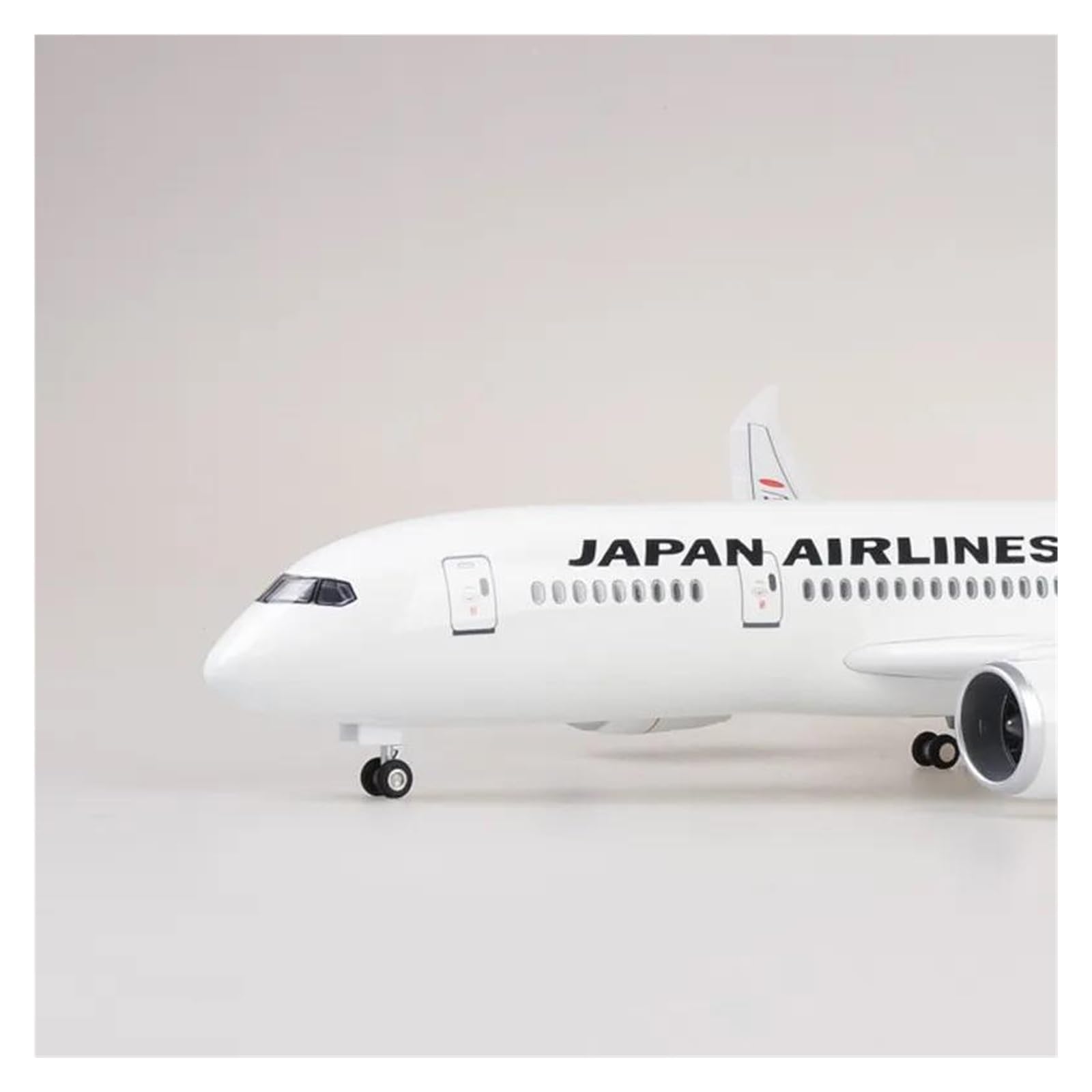 Aerei Modello in Piccola Scala 1:130 per Boeing B787 Aereo pressofuso Modello in Resina Giappone con Ruote Leggere Collezione Decorazione Kit di Costruzione di Modelli (con Luce)