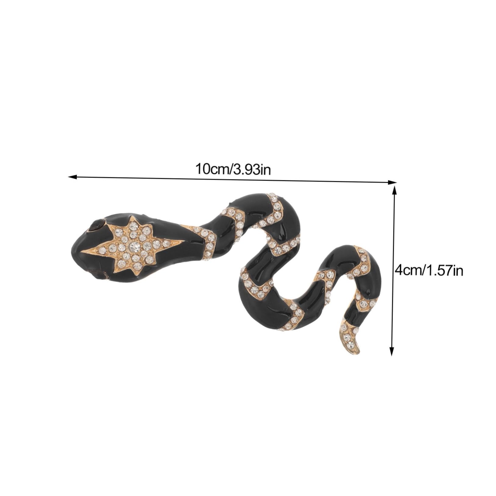 Broches de aleación de Zinc Resistente con Forma de Serpiente, Decorativos para Ropa de Mujer, Elegantes para la Solapa.