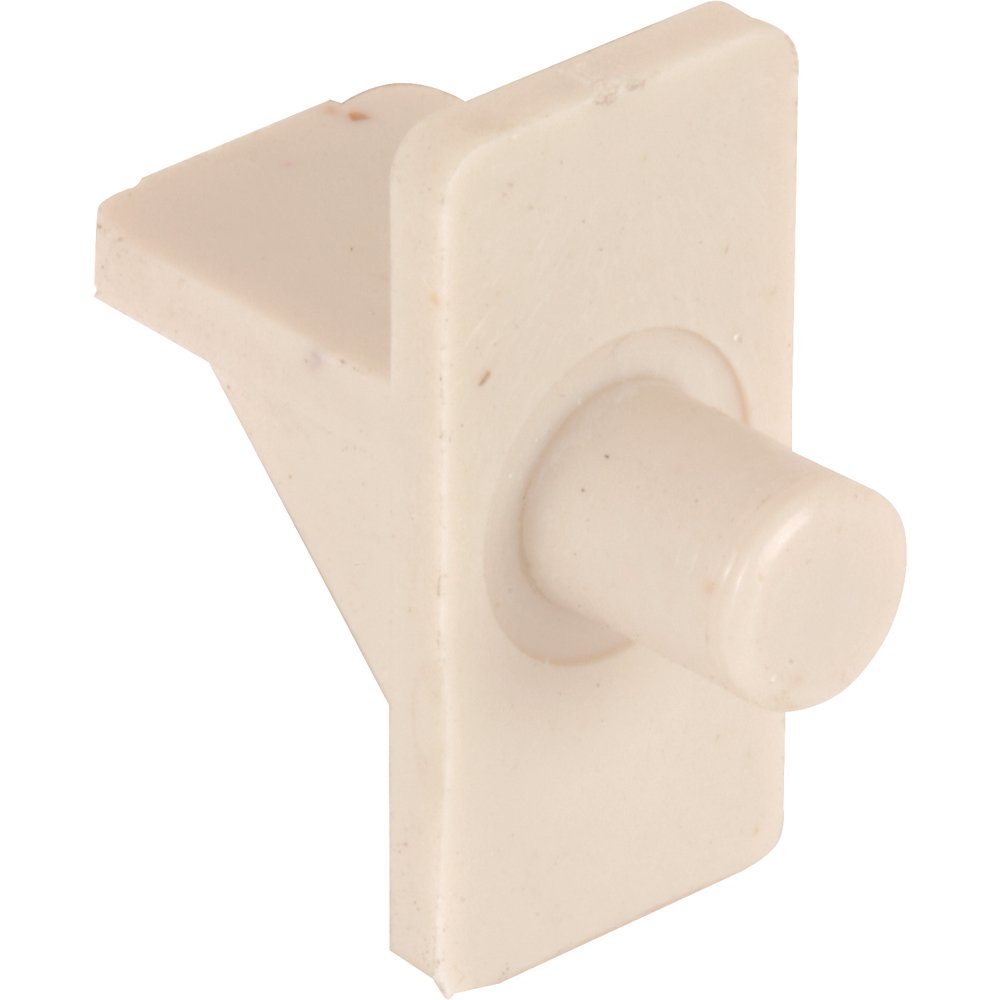 Support d'étagère à pinces taquet meuble beige 1/4 pouce pour bibliothèque