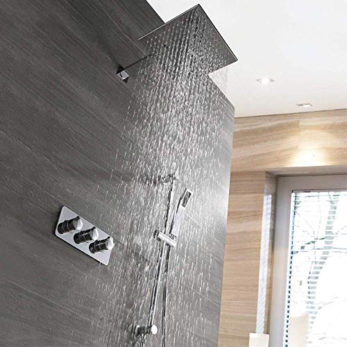 Ensemble de douche deux fonctions LWX système d'eau chaude et froide encastré mural