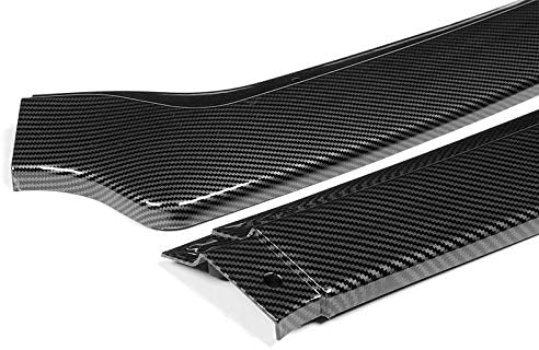 3PCS Front Bumper Lip Kit fit for compatible with 2018-2023 Ford Mustang, GT-Style Splitter Trim Protection Spoiler, Air-Dam-Chin-Diffuser (Carbon Look)