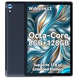 Whitedeer Octa-Core Tablet 10 pollici con Sistema Operativo Android, Batteria da 5000 mAh, Certificazione GMS/ 2.4G+5G WiFi 6, Widevine L1, …