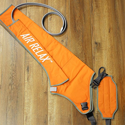 [AIR RELAX] Sequential Air Compression Arm Massager. Blood & Lymphatic Circulation Therapy System. [Arm Cuff...