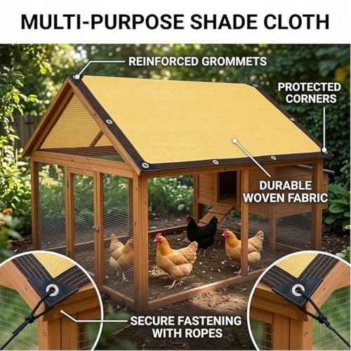 Toile d'ombrage imperméable 90% anti-UV protection thermique extérieure avec œillets - 3