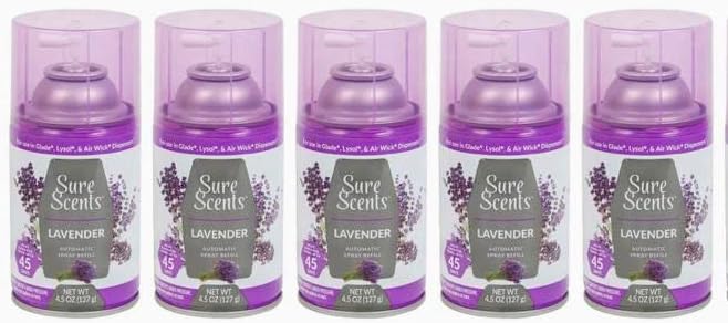 Amazon.com: ISYT Sure Scents Automatic Spray Refills, 4.5 oz. Lavender ...