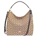 Coach Outline Signature Celeste Convertible Hobo in Khaki/Brown, F58327 IMC7C