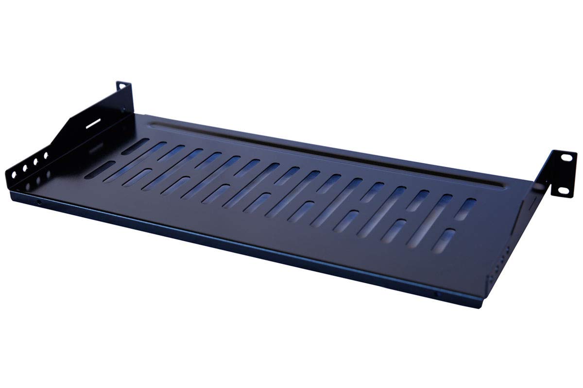 1U Estante de Servidor voladizo Bandeja ventilado estantes Rack Montaje 19 Pulgadas