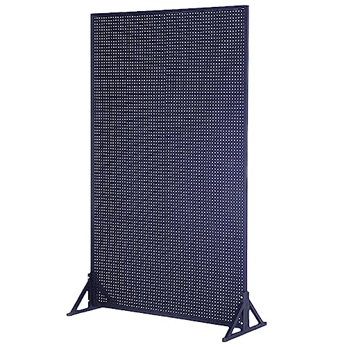 Supports et crochets longs sur présentoir à outils sur pied avec croc de rangement