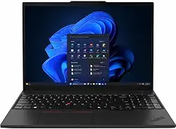Lenovo Notebook ThinkPad T16 Gen 4 21QE007TUS com tela sensível ao toque de 16 polegadas - WUXGA - Intel Core Ultra 7 265U - Tecnologia vPro - 32 GB - SSD de 1 TB - Teclado inglês - Preto