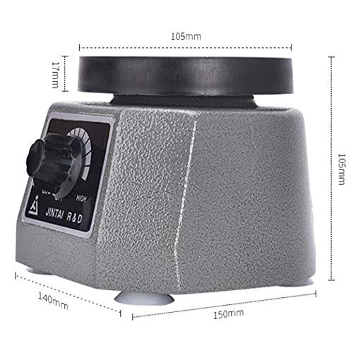 Aimee_JL JT-14 100W Lab Vibrator 4\" Round Dental Equipment Vibrator Shaker Oscillator Plaster Vibrator Plate for duplicating or Pouring Plaster and agar (110V)