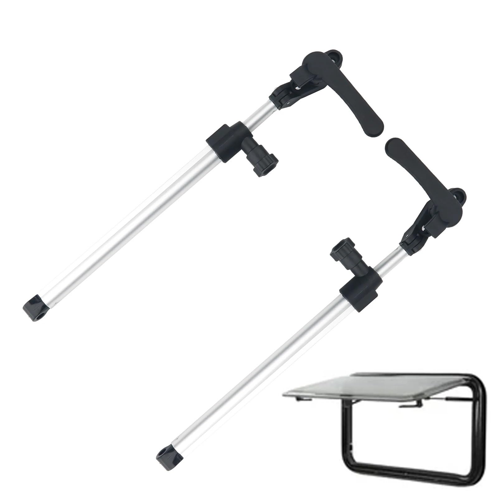 Braccetti Finestre Camper Rimorchio for Camper con Finestra in Lega di Alluminio da 305 mm-437 mm Asta Supporto Sollevamento telescopica
