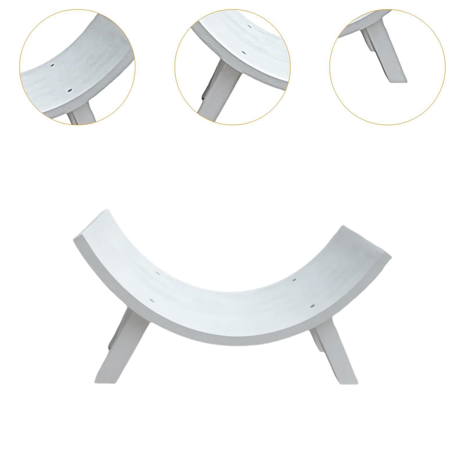 Sedia per Posa Fotografica per Bambini, Liscia e Stabile, Mini Accessori in Legno per la Fotografia di Bambini, per Ragazzi e Ragazze, Liscia e Stabile. Semicircolare per