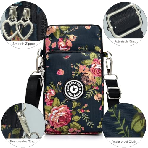 Image of JANKS Small Crossbody Bags for Women Mini Cell Phone Purses Handbag Shoulder Bag
