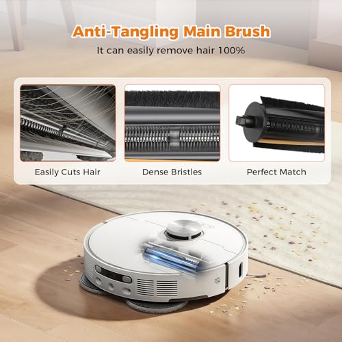 Image of 18 Pcs Accessories for Dreame L10s Ultra Gen 2 /L10s Pro Ultra Heat Vacuum | 1 TriCut Brush 4 Side Brushes 4 HEPA Filters 4 Mop Pads 4 Dust Bags 1 Cleaning Brush