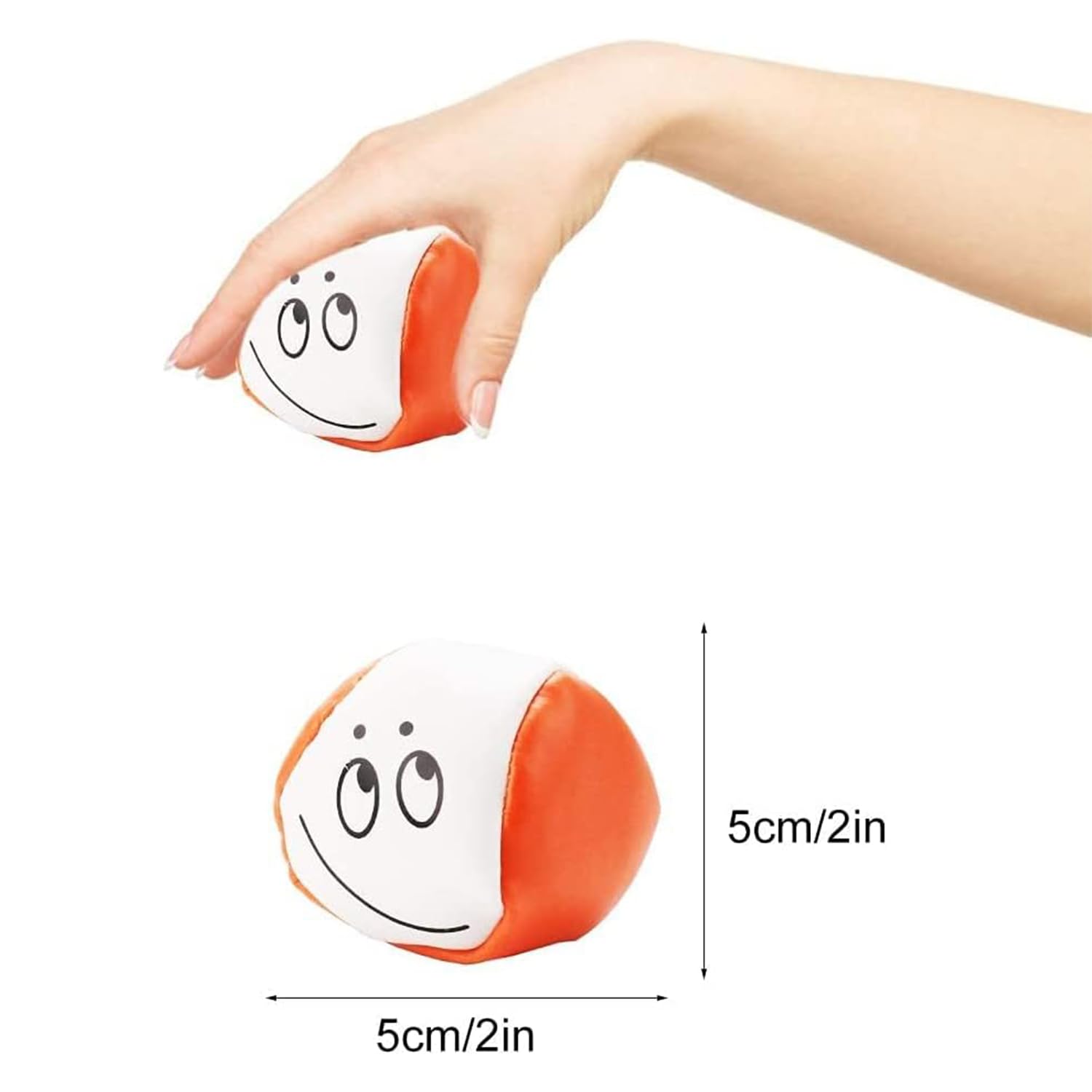 BUKLUKE Balle de Jonglage, 5 Pcs Jeux de Balle pour Enfants, Educational Balle Chamboule Tout, Jeux Au Balle Jonglerie pour Intérieur et Extérieur - 2