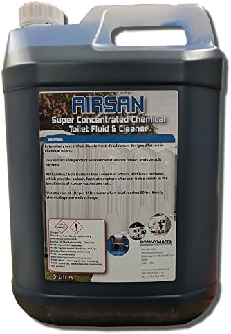 Chemical Toilet Fluid 5L for Camping Caravan & Motorhomes