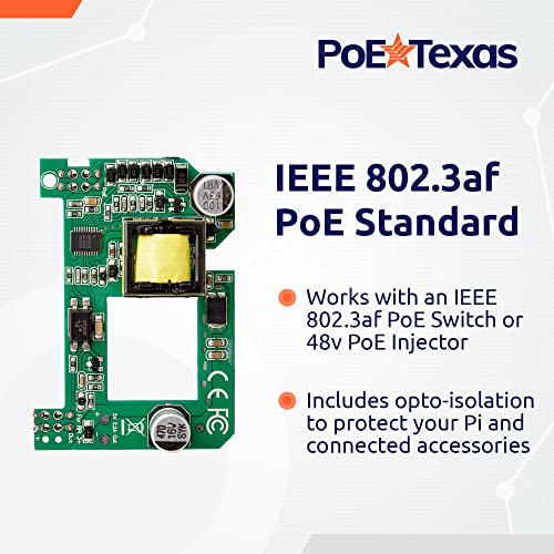 Adaptador PoE Pasivo de una Puerto para Raspberry Pi y Redes Ethernet - PoE Texas miniatura 4