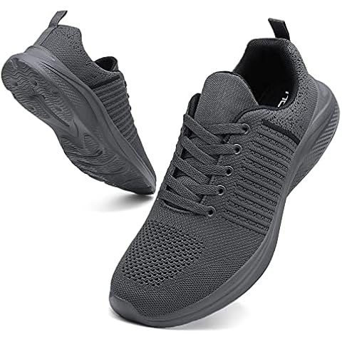 Walking for Men Wide Shoes Fashion Sneakers Mesh Workout Casual Sports Non Slip Shoes Breathable Tennis Running Athletic Shoes Lightweight Grey 10.5 Cover