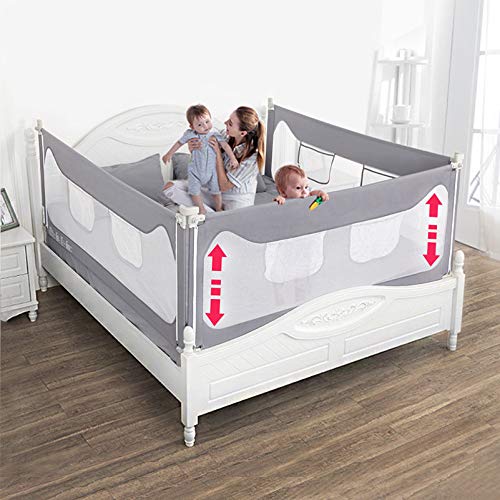 Toyvian Trilhos de Cama de Criança Trilhos de Cama de Bebê Trilhos de Proteção de Cama de Quarto Inf
