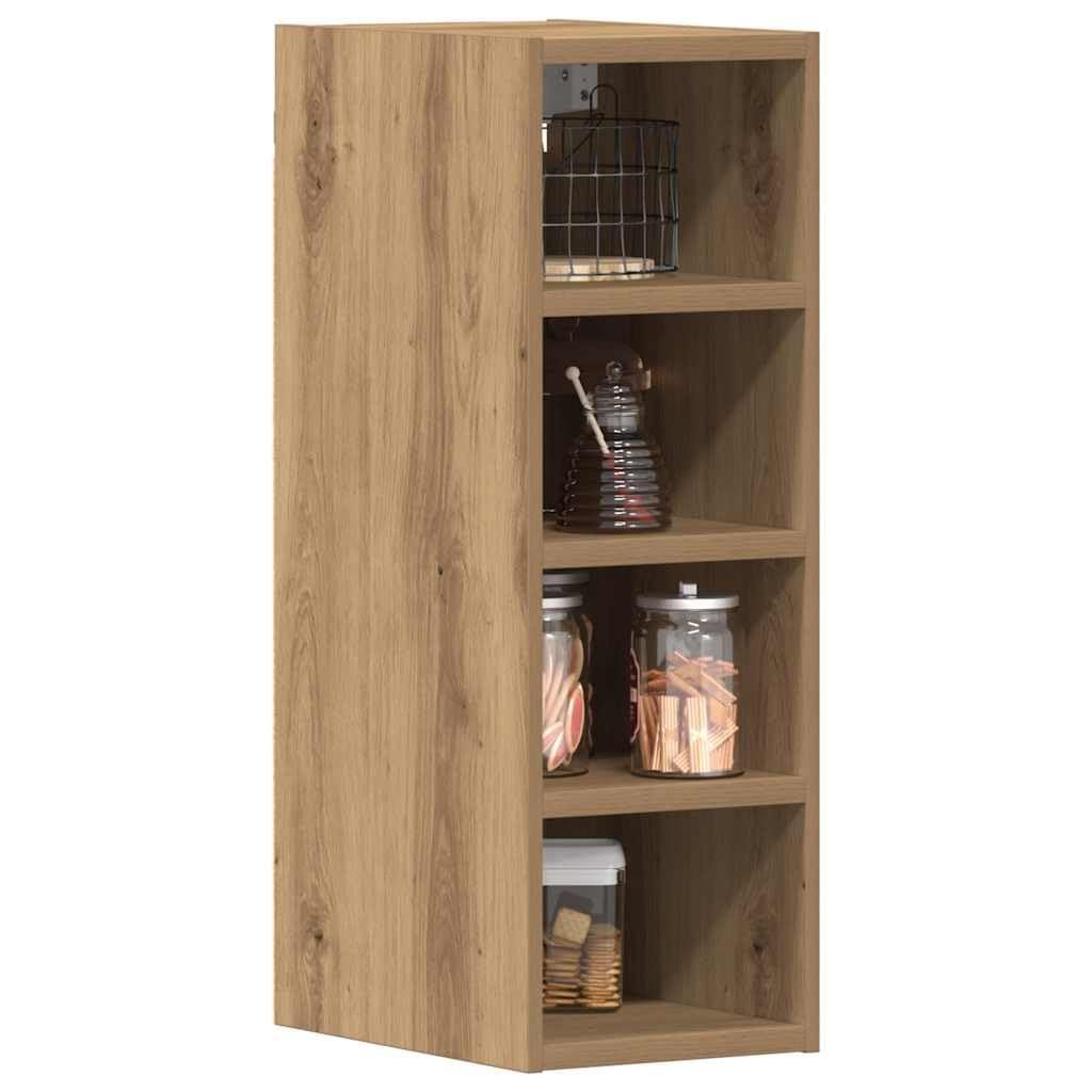 Hängeschrank Riga 20x29,5x60 cm, Küchenschrank in Artisan-Eiche Optik, Wandschrank aus robustem Holzwerkstoff für die Küche, platzsparende Wandmontage zur Küchenorganisation