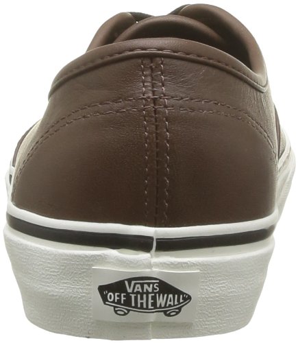 Vans Vans Authentic Aged Leather Unisex Skate Shoes Brown (8.5)