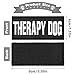 Molain 6 Stück/Set Reflektierende Hundewesten Patches Abnehmbare Hundegeschirr Patches mit Haken Custom Name Patch - Service Dog In Training Therapie Do Not Pet